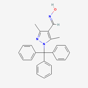 (NE)-N-[(3,5-dimethyl-1-tritylpyrazol-4-yl)methylidene]hydroxylamine