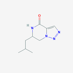 molecular formula C9H14N4O B7943186 6-isobutyl-6,7-dihydro[1,2,3]triazolo[1,5-a]pyrazin-4(5H)-one 