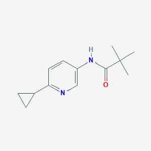 N-(6-cyclopropylpyridin-3-yl)-2,2-dimethylpropanamide