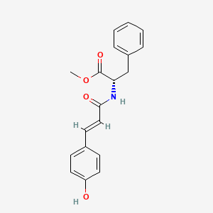 molecular formula C19H19NO4 B7943233 4-Hydroxycinnamic acid (l-phenylalanine methyl ester) amide CAS No. 1070954-24-3