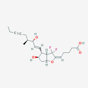 molecular formula C22H30F2O5 B7943275 AFP 07 (free acid) 