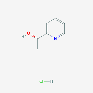 molecular formula C7H10ClNO B7943314 (1S)-1-(pyridin-2-yl)ethan-1-ol hydrochloride 
