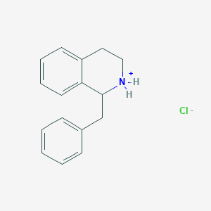 molecular formula C16H18ClN B7943320 1-Benzyl-1,2,3,4-tetrahydroisoquinolin-2-ium;chloride 