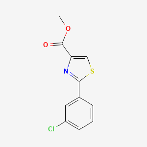 Methyl 2-(3-chlorophenyl)-1,3-thiazole-4-carboxylate
