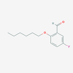 5-Fluoro-2-(hexyloxy)benzaldehyde