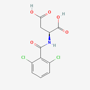 (S)-2-(2,6-Dichlorobenzamido)succinic acid