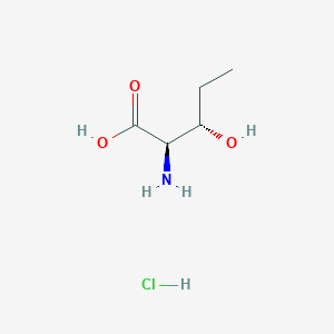(2R,3S)-2-amino-3-hydroxypentanoic acid;hydrochloride
