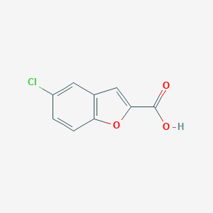 molecular formula C9H5ClO3 B079438 5-Chlorobenzofuran-2-carboxylic acid CAS No. 10242-10-1