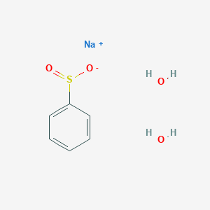molecular formula C6H9NaO4S B7944089 sodium;benzenesulfinate;dihydrate 