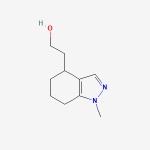 molecular formula C10H16N2O B7944131 2-(1-Methyl-4,5,6,7-tetrahydro-1H-indazol-4-yl)ethanol 