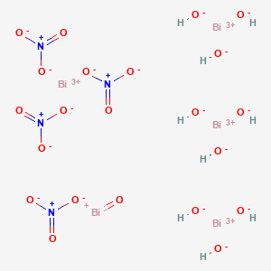 molecular formula Bi5H9N4O22 B7944304 BISMUTH SUBNITRATE 