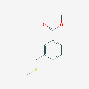 molecular formula C10H12O2S B7944348 Methyl 3-[(methylthio)methyl]benzoate CAS No. 261924-49-6