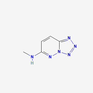 molecular formula C5H6N6 B7944368 N-methyl-N-tetraazolo[1,5-b]pyridazin-6-ylamine CAS No. 135710-47-3