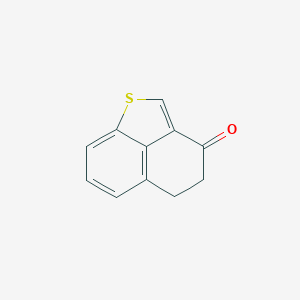 molecular formula C11H8OS B079445 4,5-Dihydro-3H-naphtho[1,8-bc]thiophen-3-one CAS No. 10245-79-1
