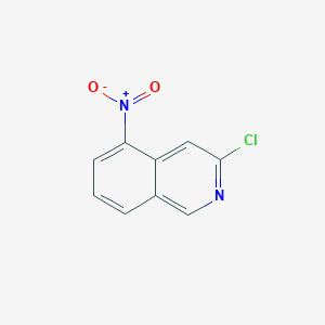 molecular formula C9H5ClN2O2 B079450 3-Chloro-5-nitroisoquinoline CAS No. 10296-47-6