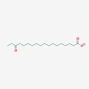 molecular formula C18H34O3 B079451 16-酮硬脂酸 CAS No. 13126-28-8