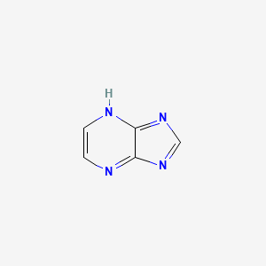 molecular formula C5H4N4 B7945129 7H-imidazo[4,5-b]pyrazine 