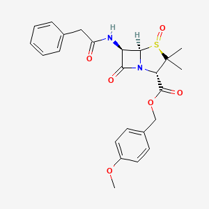 molecular formula C24H26N2O6S B7945201 Penicillin-G 4-methoxybenzyl ester sulfoxide 