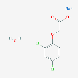 molecular formula C8H7Cl2NaO4 B7945257 sodium;2-(2,4-dichlorophenoxy)acetate;hydrate 