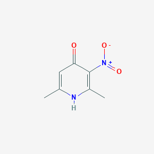 molecular formula C7H8N2O3 B079454 2,6-Dimethyl-3-nitropyridin-4-ol CAS No. 13603-45-7