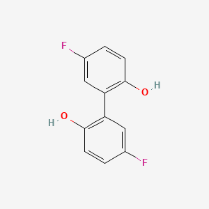 molecular formula C12H8F2O2 B7946042 o,o'-Biphenol, 4,4'-difluoro- 