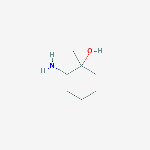 molecular formula C7H15NO B7946167 2-Amino-1-methylcyclohexan-1-ol 
