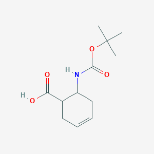 6-[(Tert-butoxycarbonyl)amino]cyclohex-3-ene-1-carboxylic acid