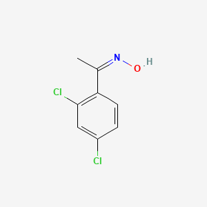 molecular formula C8H7Cl2NO B7946279 (NZ)-N-[1-(2,4-dichlorophenyl)ethylidene]hydroxylamine 