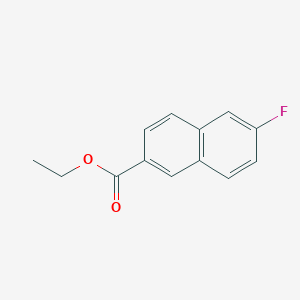 molecular formula C13H11FO2 B7946470 Ethyl 6-fluoro-2-naphthoate CAS No. 702640-90-2