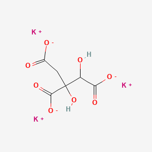 molecular formula C6H5K3O8 B7946712 Potassium 1,2-dihydroxypropane-1,2,3-tricarboxylate 