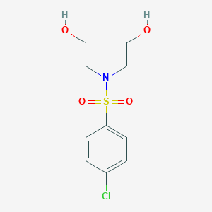 molecular formula C10H14ClNO4S B079470 4-Chloro-n,n-bis(2-hydroxyethyl)benzenesulfonamide CAS No. 6419-70-1
