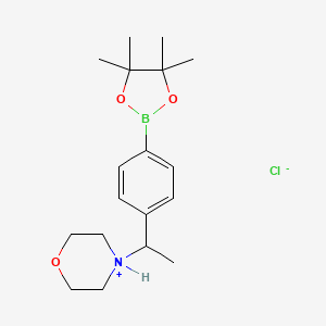 molecular formula C18H29BClNO3 B7947069 C18H29BClNO3 