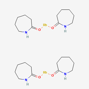 molecular formula C24H44N4O4Rh2 B7947128 azepan-2-one;rhodium 