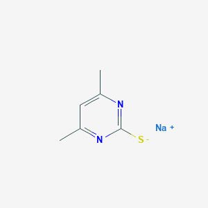 molecular formula C6H7N2NaS B7947161 sodium;4,6-dimethylpyrimidine-2-thiolate 