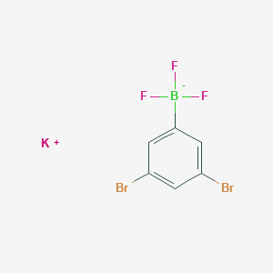 molecular formula C6H3BBr2F3K B7947288 potassium;(3,5-dibromophenyl)-trifluoroboranuide 