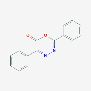 molecular formula C15H10N2O2 B079474 2,5-Diphenyl-6H-1,3,4-oxadiazin-6-one CAS No. 63617-45-8
