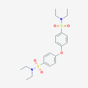 molecular formula C20H28N2O5S2 B079476 Benzenesulfonamide, 4,4'-oxybis[N,N-diethyl- CAS No. 116937-41-8