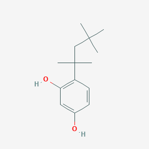 molecular formula C14H22O2 B079477 4-叔辛基间苯二酚 CAS No. 28122-52-3