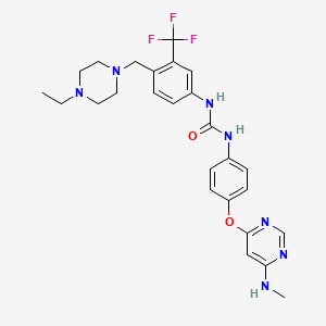 molecular formula C26H30F3N7O2 B7948040 AST 487 CAS No. 1069112-48-6