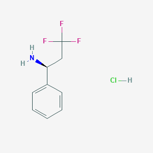 (S)-3,3,3-Trifluoro-1-phenyl-propylamine hydrochloride