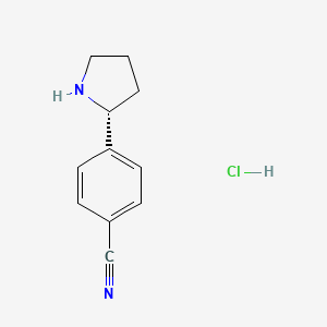 (r)-4-(Pyrrolidin-2-yl)benzonitrile hydrochloride