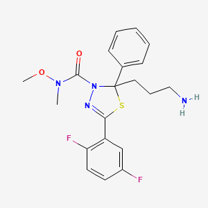 molecular formula C20H22F2N4O2S B7948648 ARRY-520 R-Enantiomer 