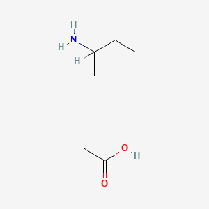 molecular formula C6H13NO2 B7948732 sec-Butylamine, acetate CAS No. 15105-29-0