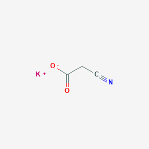 molecular formula C3H2KNO2 B7948748 potassium;2-cyanoacetate 