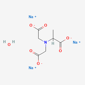 molecular formula C7H10NNa3O7 B7948764 TrisodiuM N-(1-Carboxylatoethyl)iMinodiacetate Hydrate 