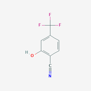 molecular formula C8H4F3NO B079488 2-Hydroxy-4-(trifluoromethyl)benzonitrile CAS No. 81465-88-5