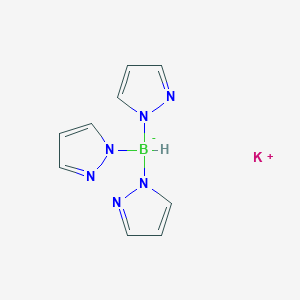 molecular formula C9H10BKN6 B7948815 potassium;tri(pyrazol-1-yl)boranuide 