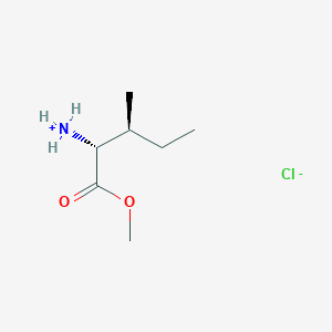 [(2R,3S)-1-methoxy-3-methyl-1-oxopentan-2-yl]azanium;chloride