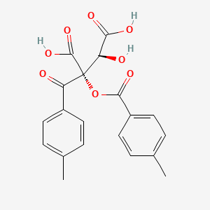 (2R,3S)-3-hydroxy-2-(4-methylbenzoyl)-2-(4-methylbenzoyl)oxybutanedioic acid