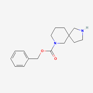 molecular formula C16H22N2O2 B7948956 Benzyl 2,7-diazaspiro[4.5]decane-7-carboxylate CAS No. 1086394-70-8